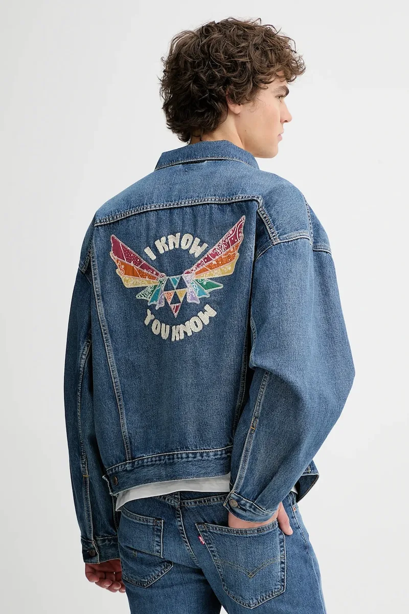 Τζιν μπουφάν Levi's PRIDE ONE FAMILY TRUCKER