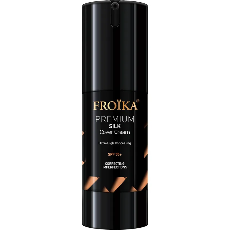 Froika Premium Silk Cover Cream Ulta-High Concealing Spf50+ Αδιάβροχη Έγχρωμη Κρέμα Πολύ Υψηλής Κάλυψης με Φυσική Αντηλιακή Προστασία 30ml