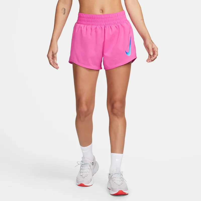 Nike Swoosh Γυναικείο Σορτς για Τρέξιμο (9000130340_45818)
