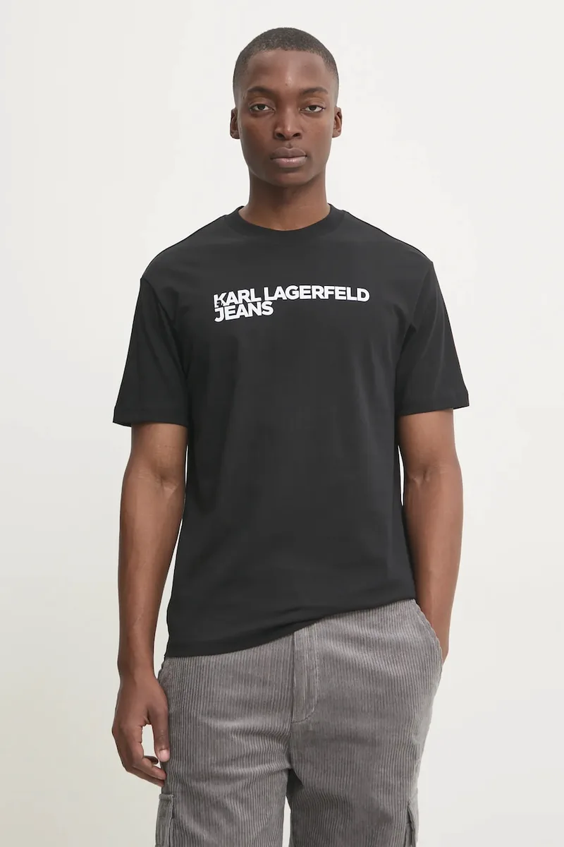Karl Lagerfeld Jeans t-shirt Ανδρικός βαμβακερός