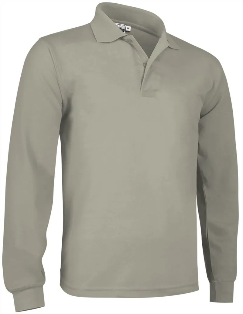Μακρυμάνικο Polo Shirt PREDATOR Valento POVATOLBG Sand Μπεζ