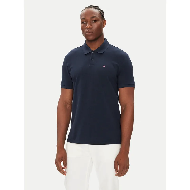 Calvin Klein Jeans Polo LV040EM269 Σκούρο μπλε Regular Fit