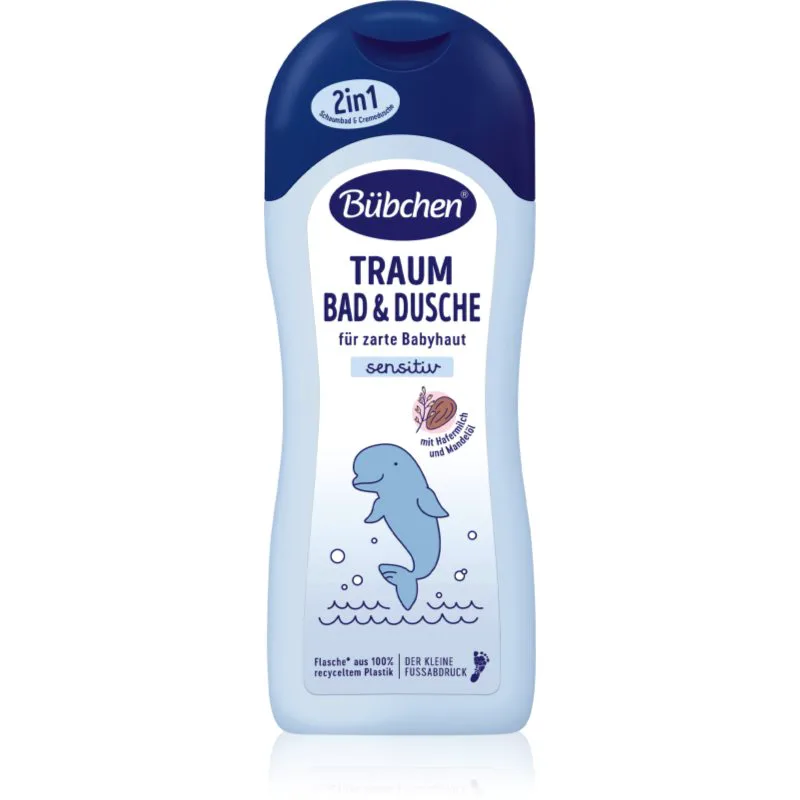 Bübchen Sensitive Good Night Bath απαλό λουτρό για καληνύχτα για παιδιά από τη γέννηση 500 ml