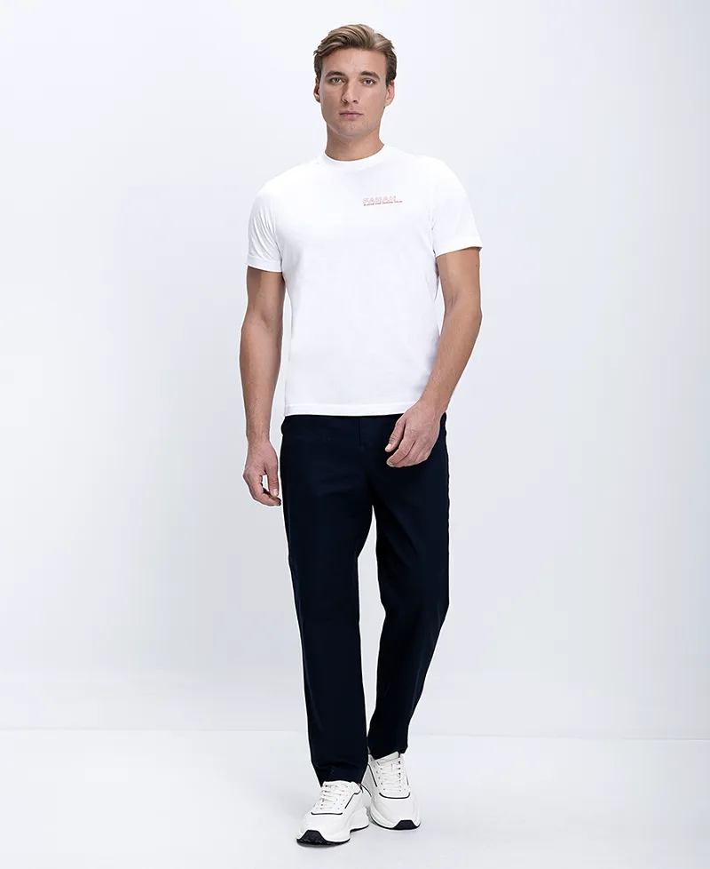 Farah Ανδρικό Παντελόνι Βαμβακερό Πεντάτσεπο Regular Fit