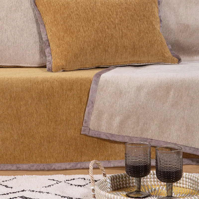 Ριχτάρι Διθέσιου 180X250 Nef Nef New Tanger Mustard/Ecru (180x250)