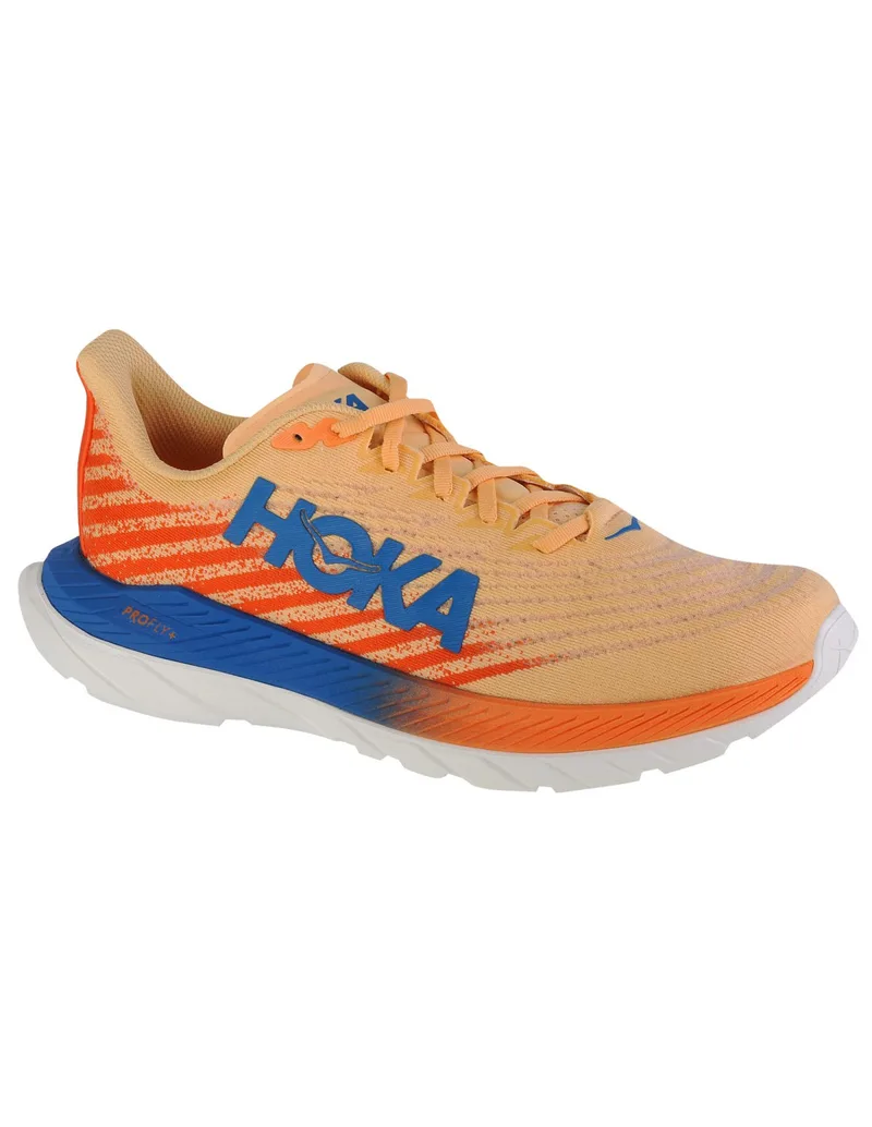 Hoka Mach 5 1127893-IVOR Ανδρικά Αθλητικά Παπούτσια Running Impala / Vibrant Πορτοκαλί
