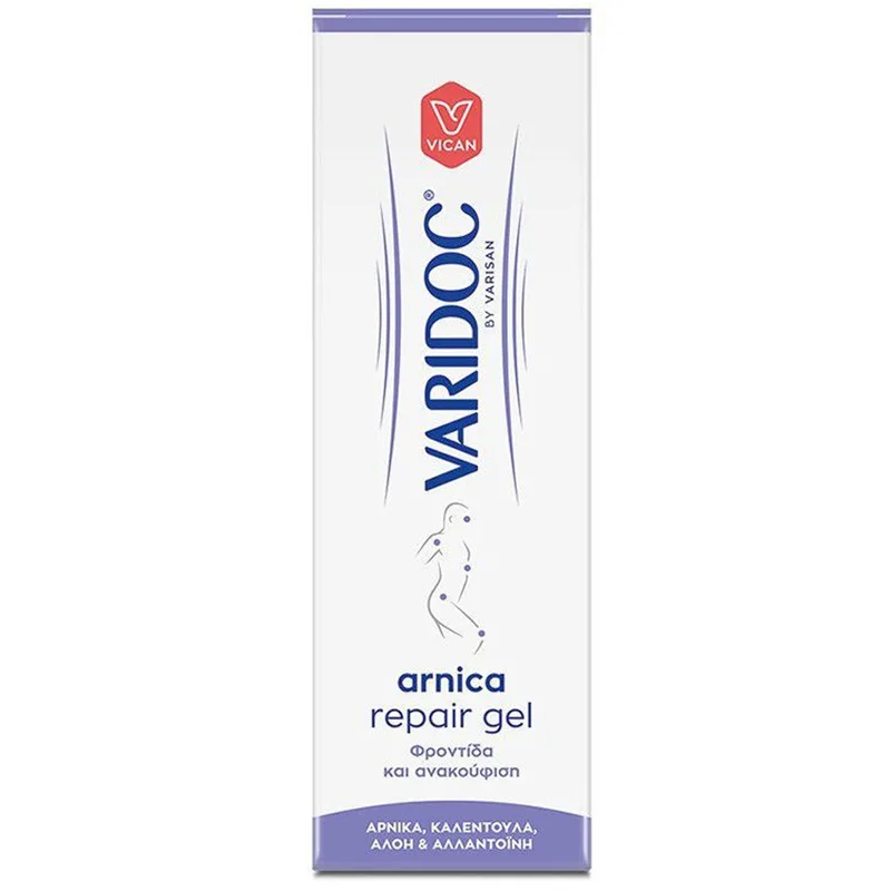 Varidoc Arnica Repair Gel for Care & Relief Gel Σώματος με Άρνικα, Καλεντούλα & Αλόη για Τοπική Εφαρμογή στα Καταπονημένα Σημεία του Σώματος 100ml