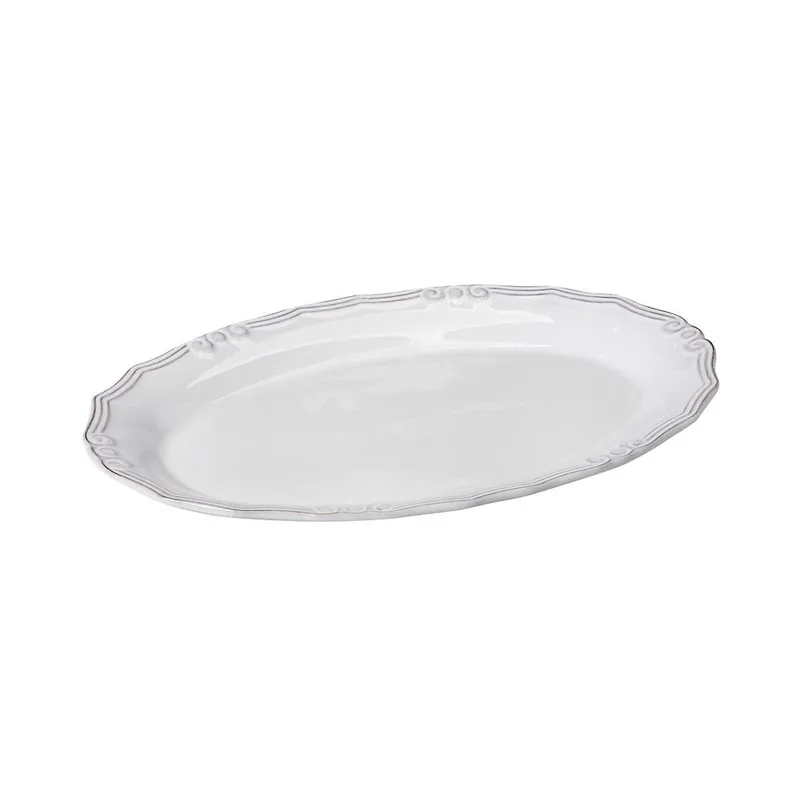 Πιατέλα ΣερβιρίσματοςTiffany Λευκή ESPIEL 34x22x3εκ. RSW105K6 (Χρώμα: Λευκό) - ESPIEL - RSW105K6