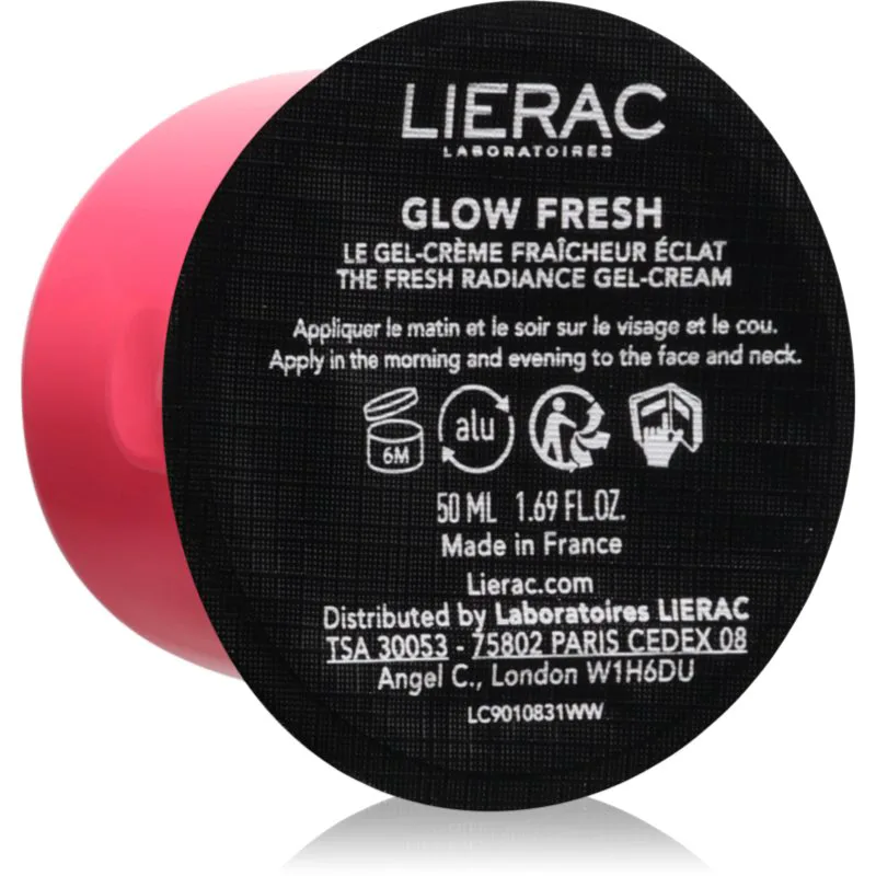 Lierac Glow Fresh The Radiance Plumping Gel-Cream λαμπρυντικό τζελ κρέμα 50 ml