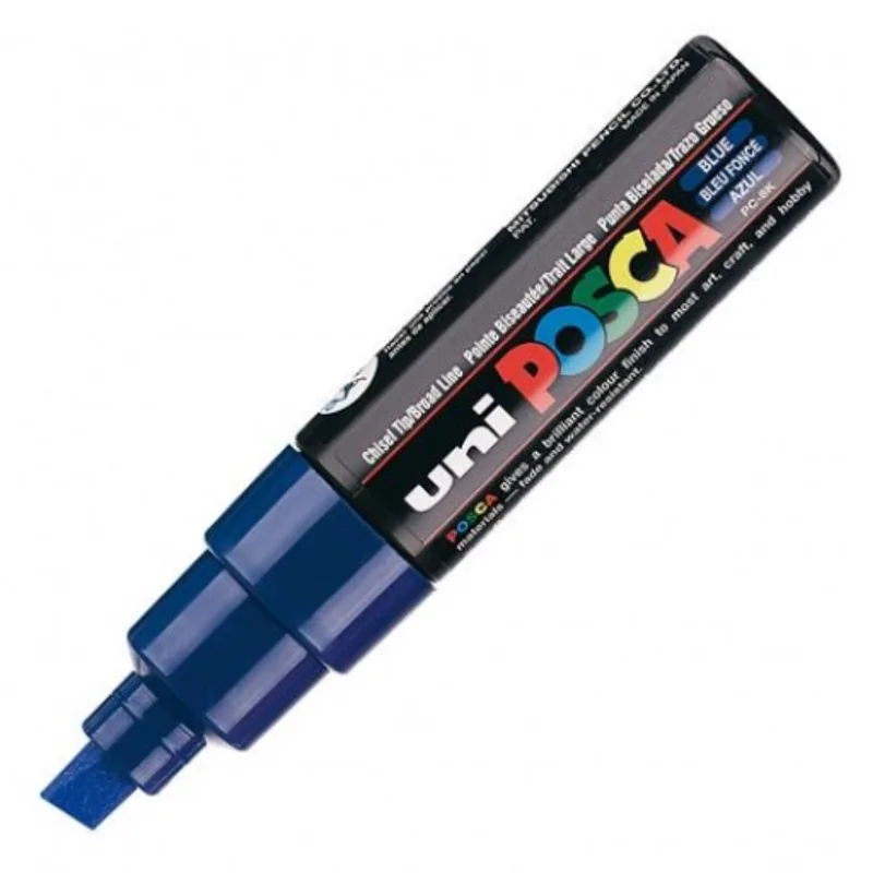 Μαρκαδόρος Posca PC-8K Blue Uni-Ball
