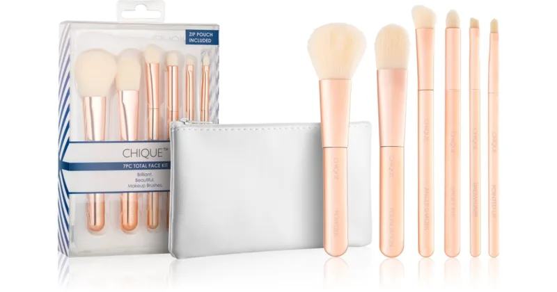Royal and Langnickel Chique RoseGold 6-Piece Face and Eye Brush Set