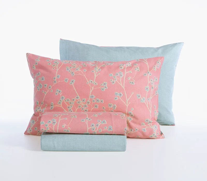 Σεντόνια Μονά (Σετ) Nef-Nef Homeware Floriva Coral