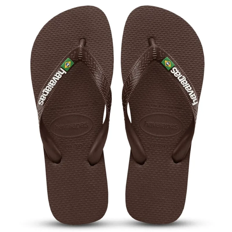 Havaianas M Brasil Logo FC (4110850-2673 Cafe/Branco)