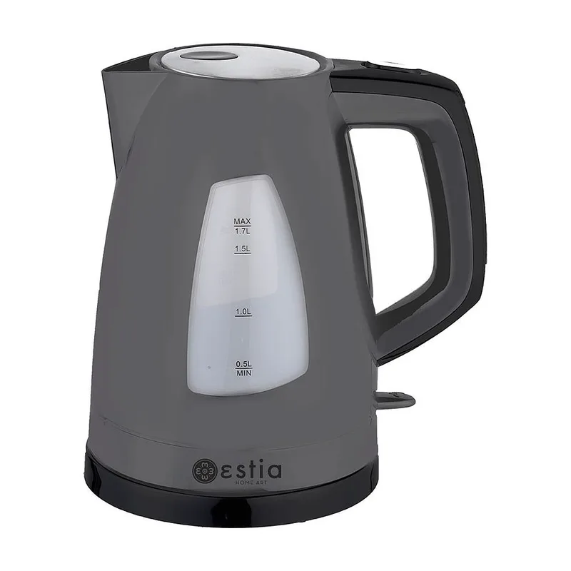 Βραστήρας Πλαστικός Aroma Grey 1.7lt 2200W Estia 06-10089