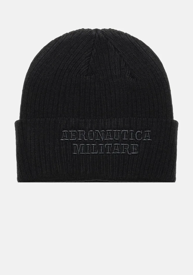 Aeronautica Militate Σκούφος της σειράς Beanie - CU043 34300 Black