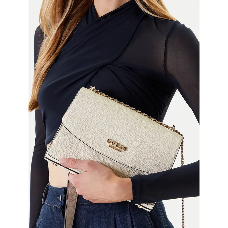 Τσάντα Guess Calista HWBG73 34210 Εκρού