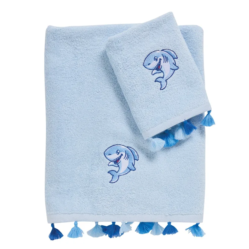 Σετ Βρεφικές Πετσέτες 2 Τεμαχίων Das Baby 4966 Blue 30x50,70x140