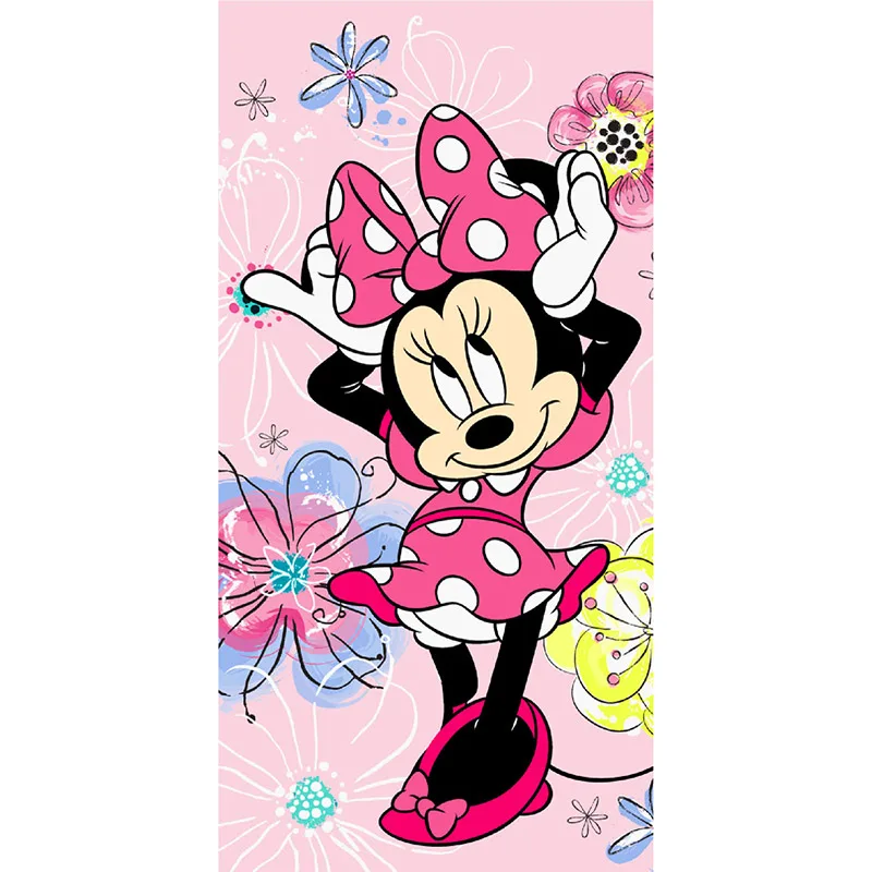 Πετσέτα Μπάνιου 70X140 Viopros Λουτρου Παιδικες Minnie New Ροζ (70x140)