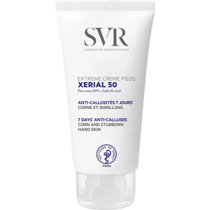 SVR Xerial 50 Anti-Calluses Foot Cream Κρέμα Ποδιών με Ουρία 50% για Αντιμετώπιση των Κάλων & Ρόζων 50ml