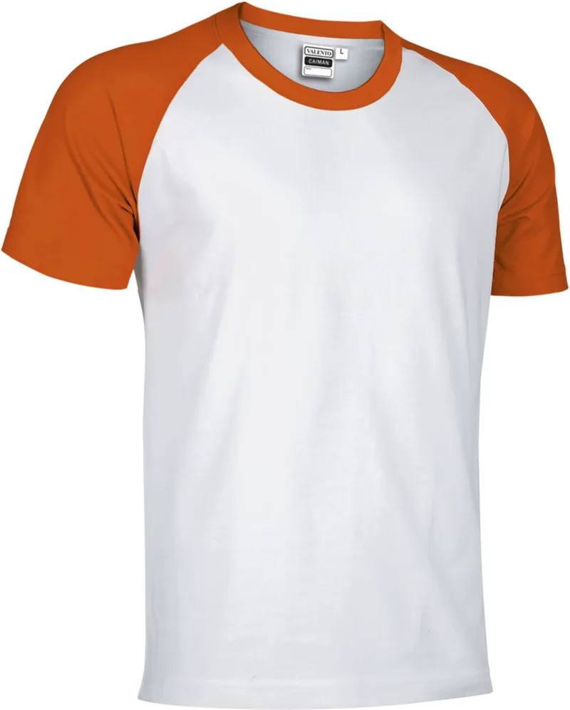 T-Shirt CAIMAN Valento CAVARGCBN White-Party Πορτοκαλί