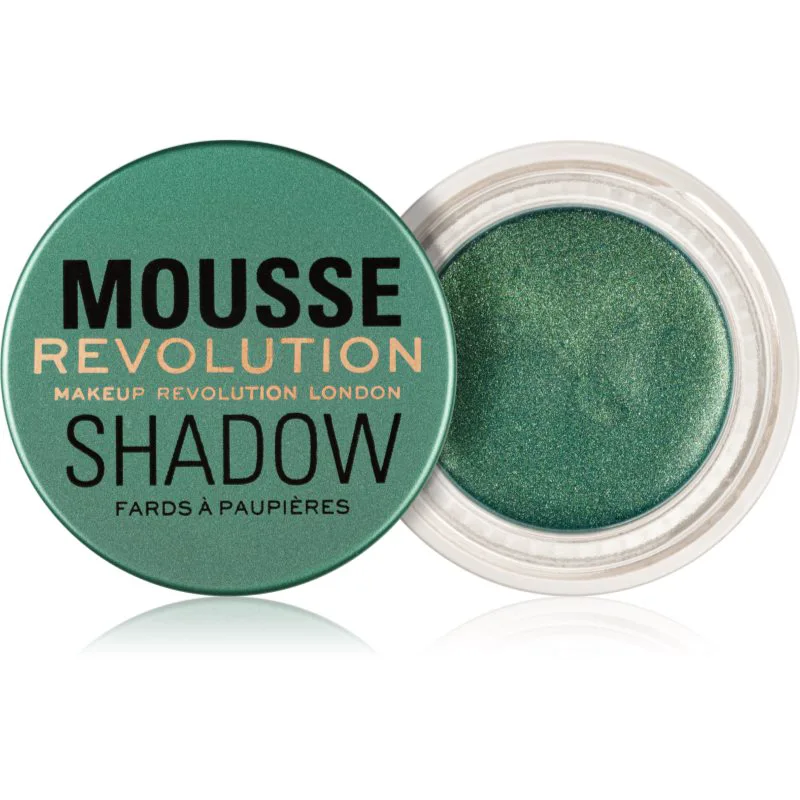 Revolution Mousse κρεμώδεις σκιές ματιών απόχρωση Emerald Green 4 γρ