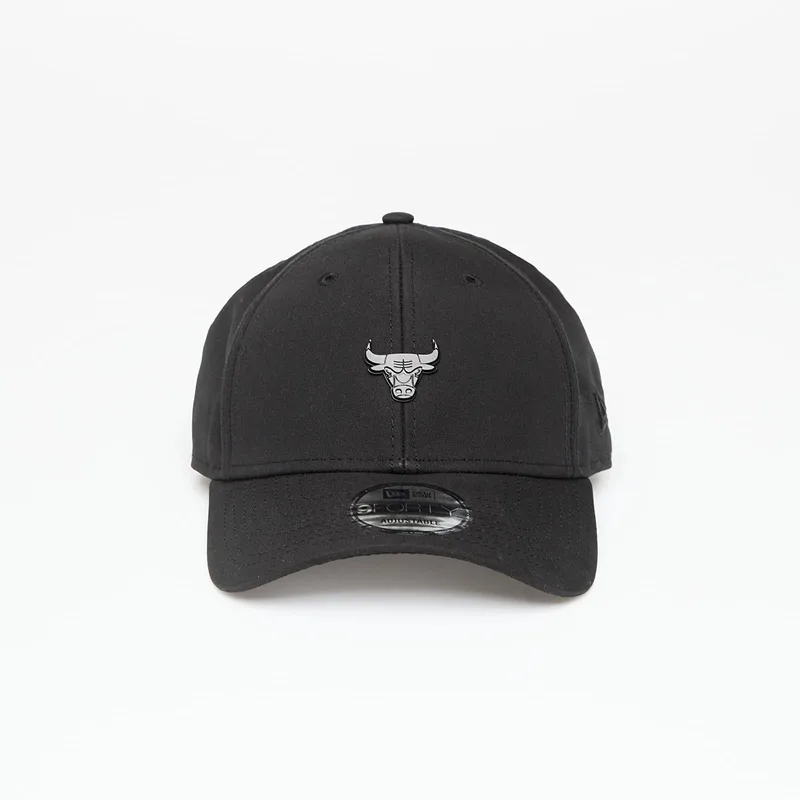 Cap New Era Chicago Bulls NBA Pin 9FORTY Adjustable Cap Black/ Black Universal