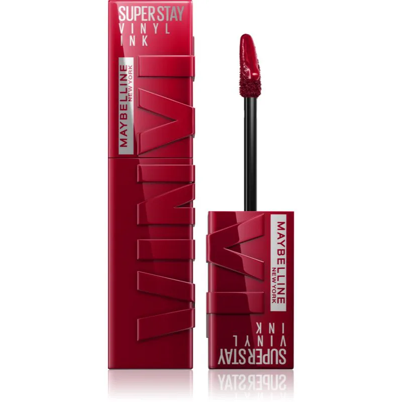 MAYBELLINE NEW YORK SuperStay Vinyl Ink μακράς διαρκείας ρευστό κραγιόν 55 ROYAL 4.2 ml