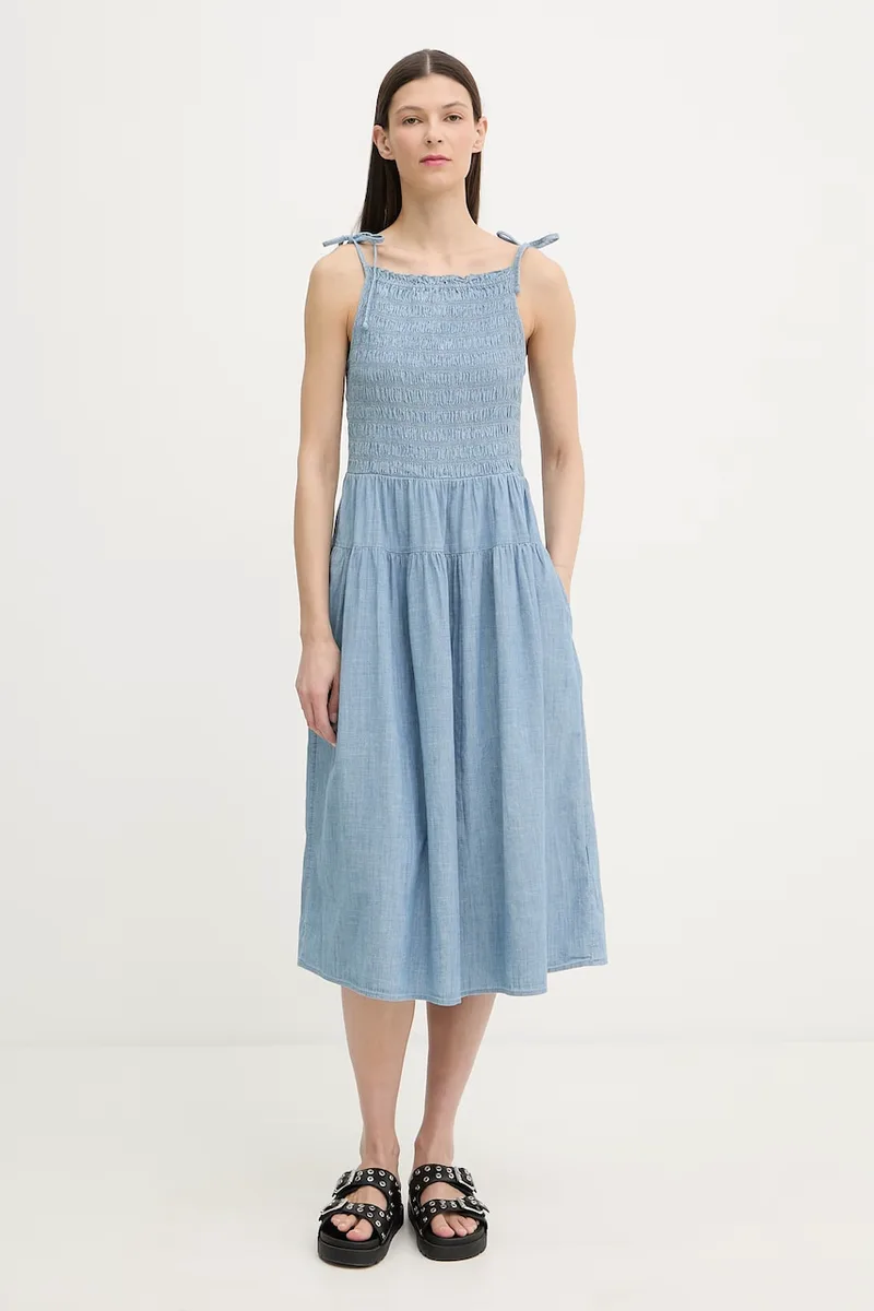 Levi's Φόρεμα babydoll από βαμβάκι MONACO COTTON