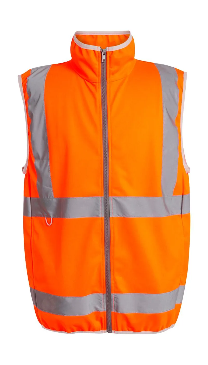 Pro Hi-Vis Full Zip Gilet Regatta High Visibility TRS257 Πορτοκαλί