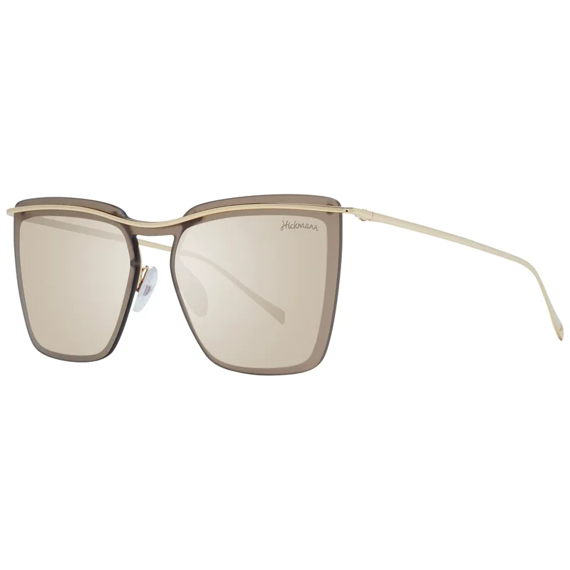 Ana Hickmann Women's Sunglasses HI3081-13304B, Metal Frame, Lens/Bridge/Temple Size 133/145 mm, Golden Color, Brown Lenses, Category 3 UV Protection 133//145