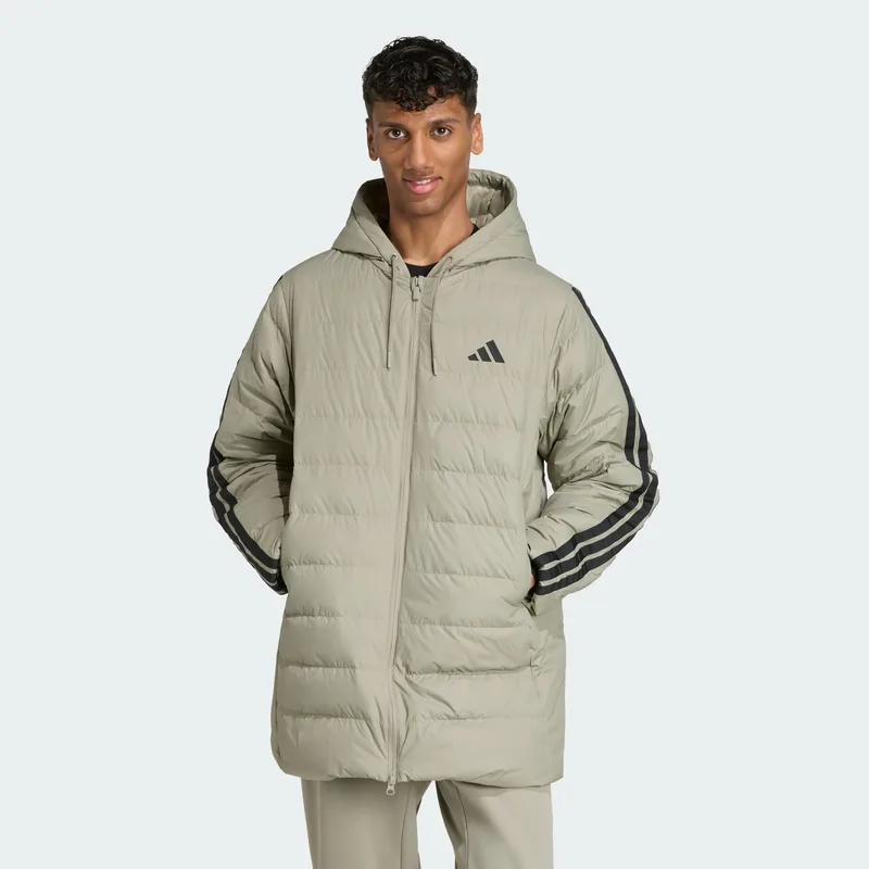 adidas Sportswear Essentials CLIMAWARM 3-Stripes Light Down Ανδρικό Καπιτονέ Μπουφάν (9000253566_66202)