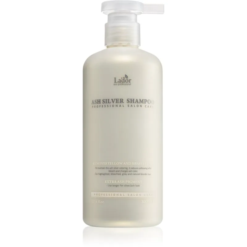 La'dor Ash Silver Shampoo εντατικά ενυδατικό σαμπουάν εξουδετέρωση κίτρινων αποχρώσεων 300 ml