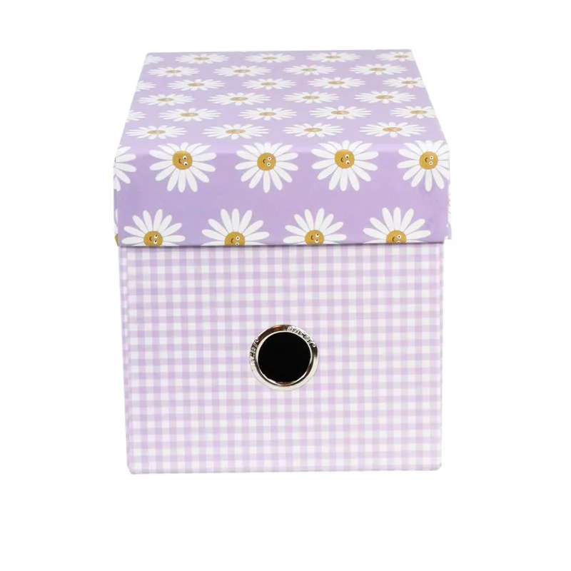Κουτί Αποθήκευσης Μικρό Με Καπάκι Daisies 23x14x14,5 cm
