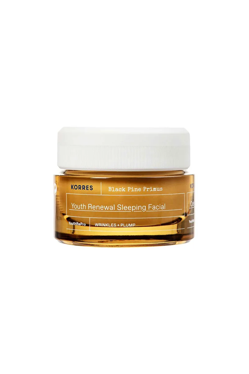 Korres Black Pine Primus Λείανση Ρυτίδων + Ελαστικότητα Κρέμα Νεότητας Νύχτας 40 ml - 21012653
