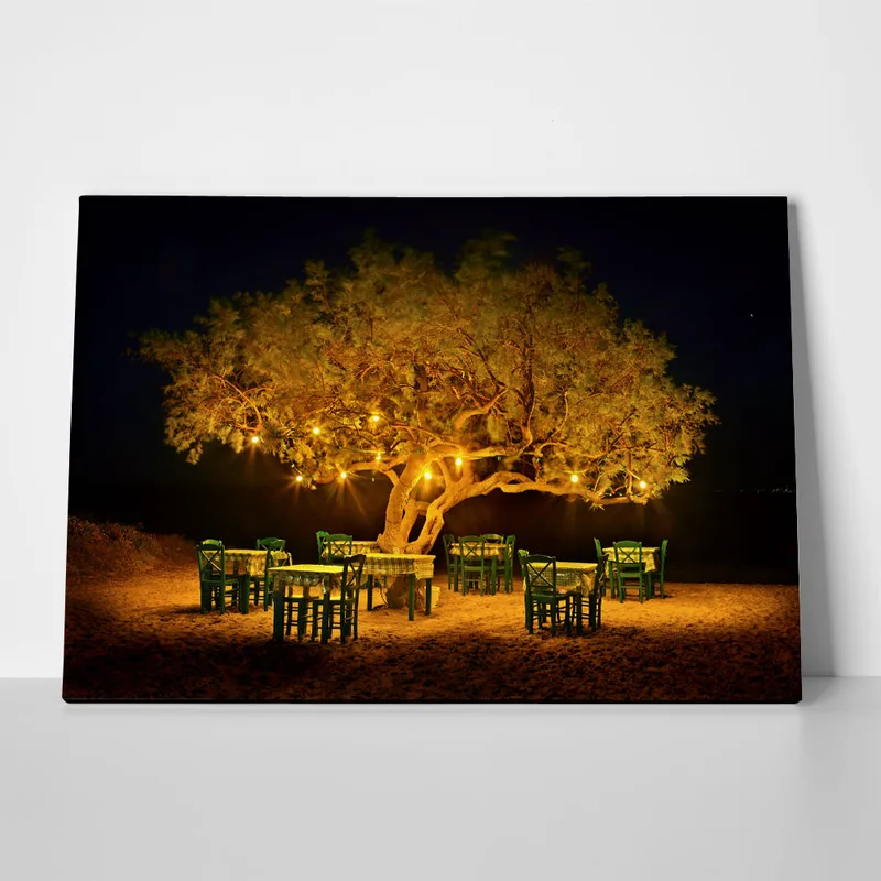 Πινακας σε καμβά TAVERN IN NAXOS