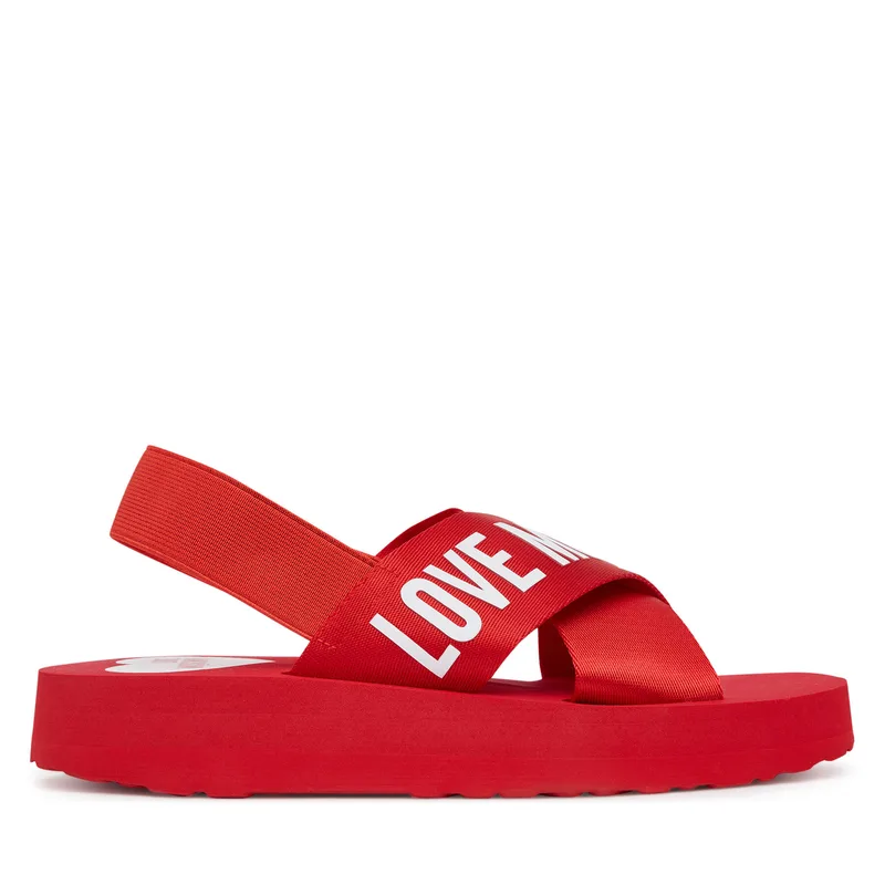 Σανδάλια LOVE MOSCHINO JA16214G0MIX5500 Κόκκινο