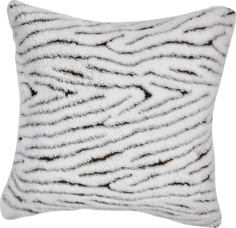 ΔΙΑΚΟΣΜΗΤΙΚΗ ΜΑΞΙΛΑΡΟΘΗΚΗ ΚΕΝΤΙΑ LUCIANA 30 WHITE BLACK 45X45CM