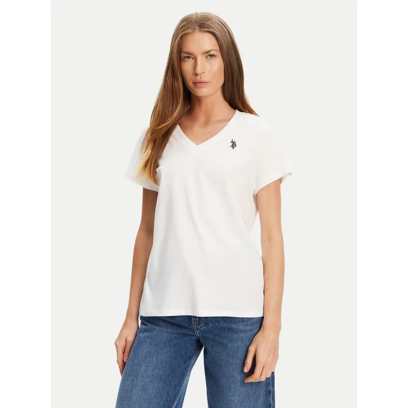 U.S. Polo Assn. T-Shirt WUP0635 Λευκό Classic Fit