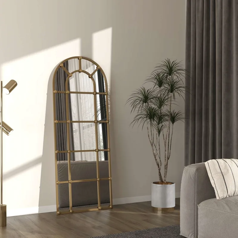 Καθρέπτης Δαπέδου Ovalis Dar - Χρυσό 985Etr1111 (70x180 cm)