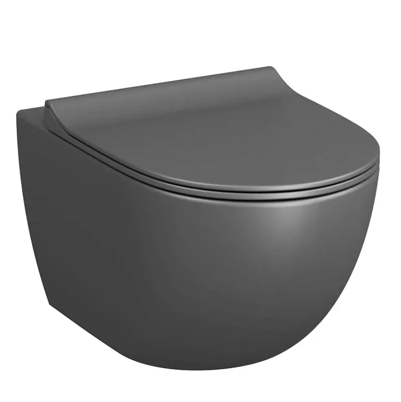 Λεκάνη Κρεμαστή Ceramita Cupola Rimless σειρά 0065 Ανθρακί Ματ (55cm)