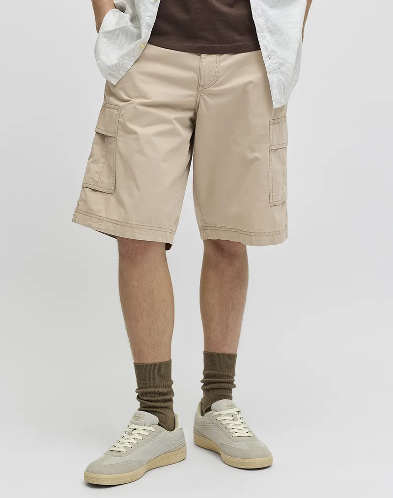 JACK&JONES JREBCORY CARGO SHORT MID SN 12291273-Crockery Biege