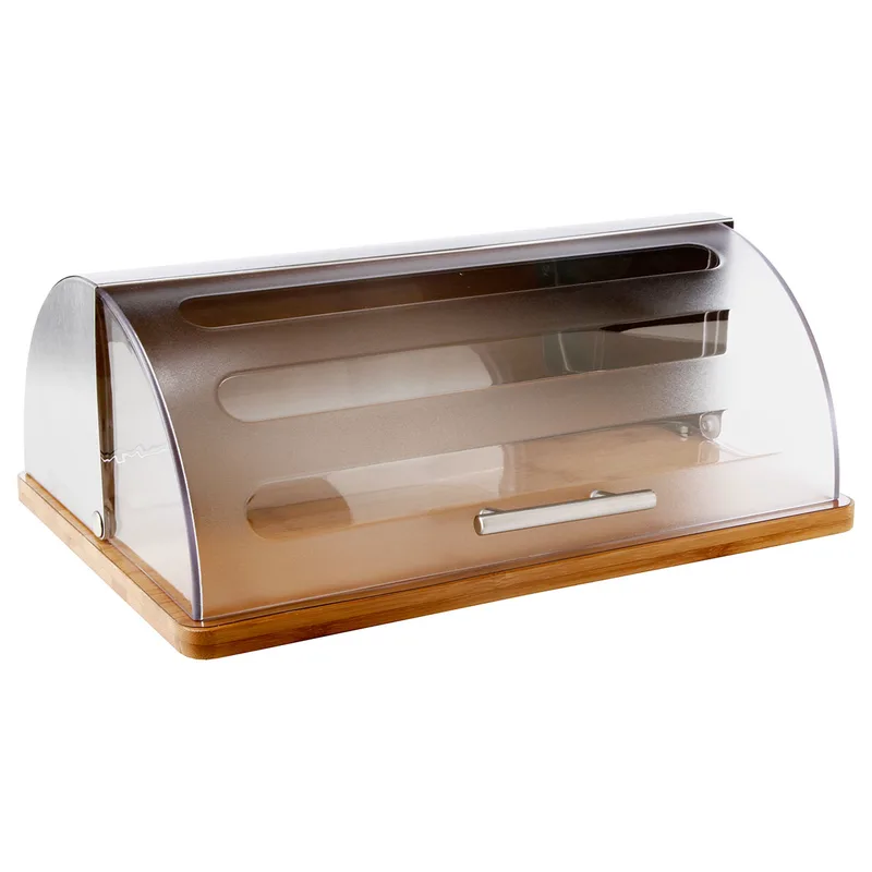 Ψωμιέρα F-V Box Inox Bamboo 103601