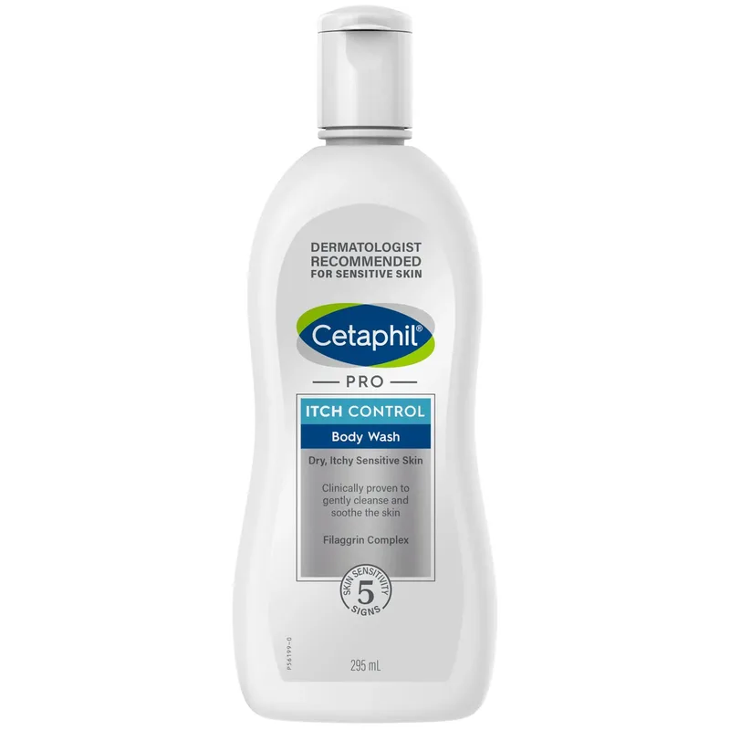 Cetaphil Pro Itch Control Body Wash Αφρόλουτρο Σώματος για Ξηρή & Κνησμώδη Ευαίσθητη Επιδερμίδα 295ml
