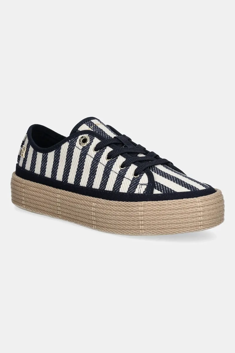 Πάνινα παπούτσια Tommy Hilfiger VULC ROPE SNEAKER ITHACA