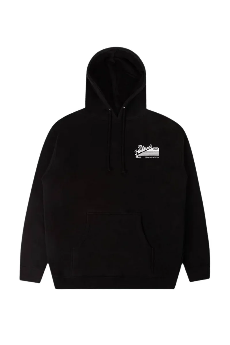 THE HUNDREDS Φούτερ με Κουκούλα Film Slant Pullover - ΜΑΥΡΟ-T24S102028-BLACK