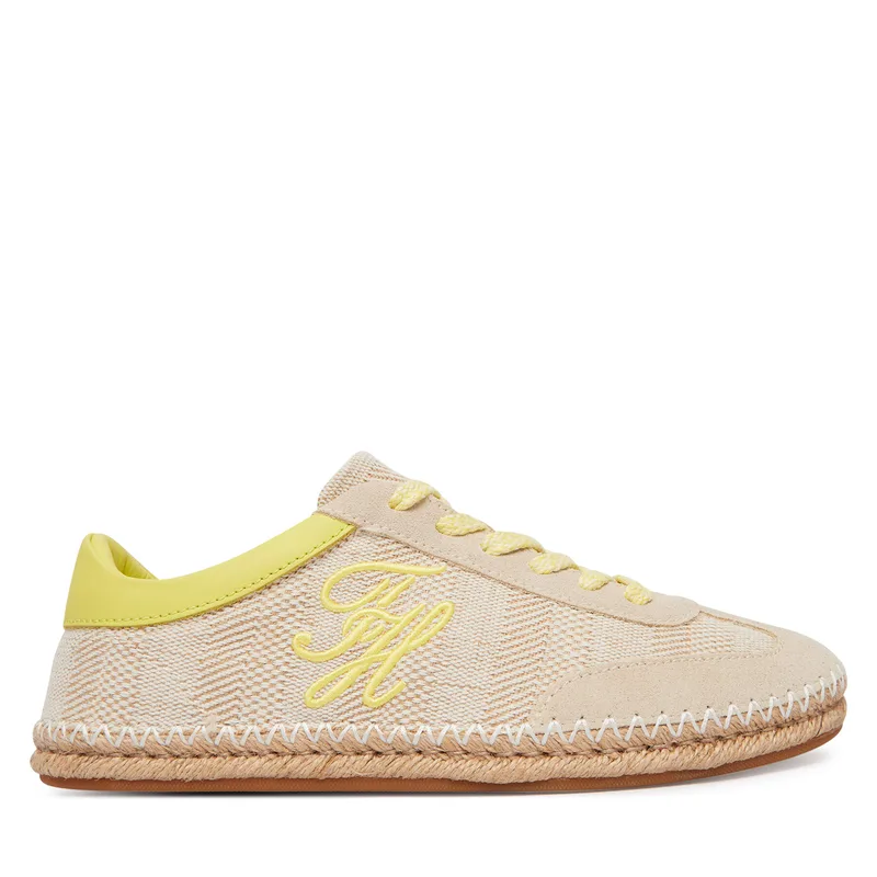 Εσπαντρίγιες Tommy Hilfiger Woven Logo Embroidery FW0FW09108 Μπεζ