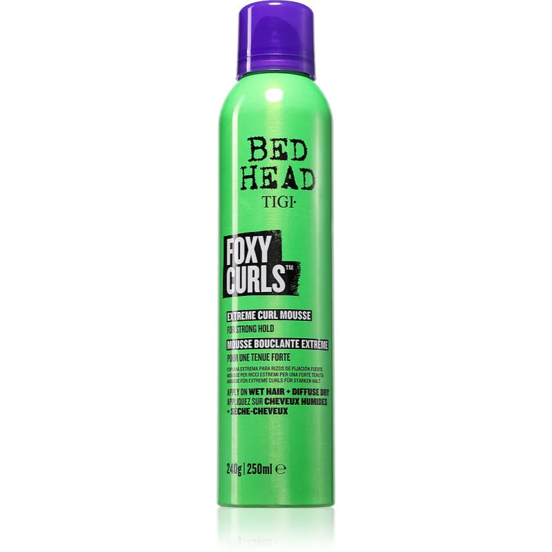 TIGI Foxy Curls Extreme Curl Mousse στάιλινγκ αφρός για σγουρά μαλλιά 250 ml