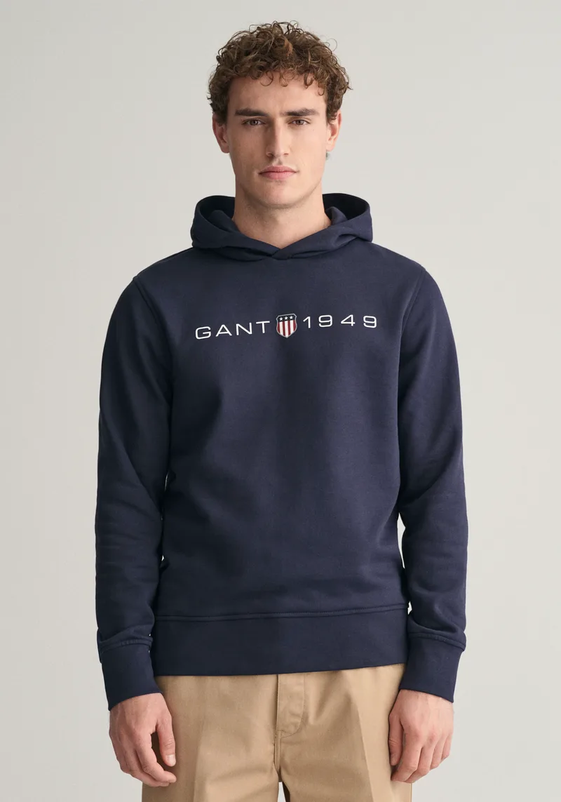 GANT Hoodie της σειράς Printed Graphic - 2003244 433 Navy