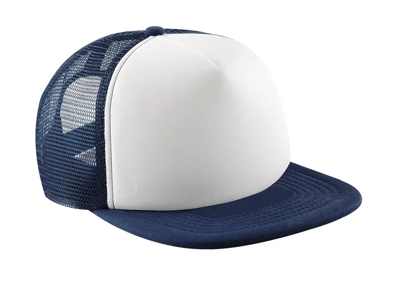 Παιδικό Καπέλο Trucker B645b Beechfield Vintage Snapback French Navy/White
