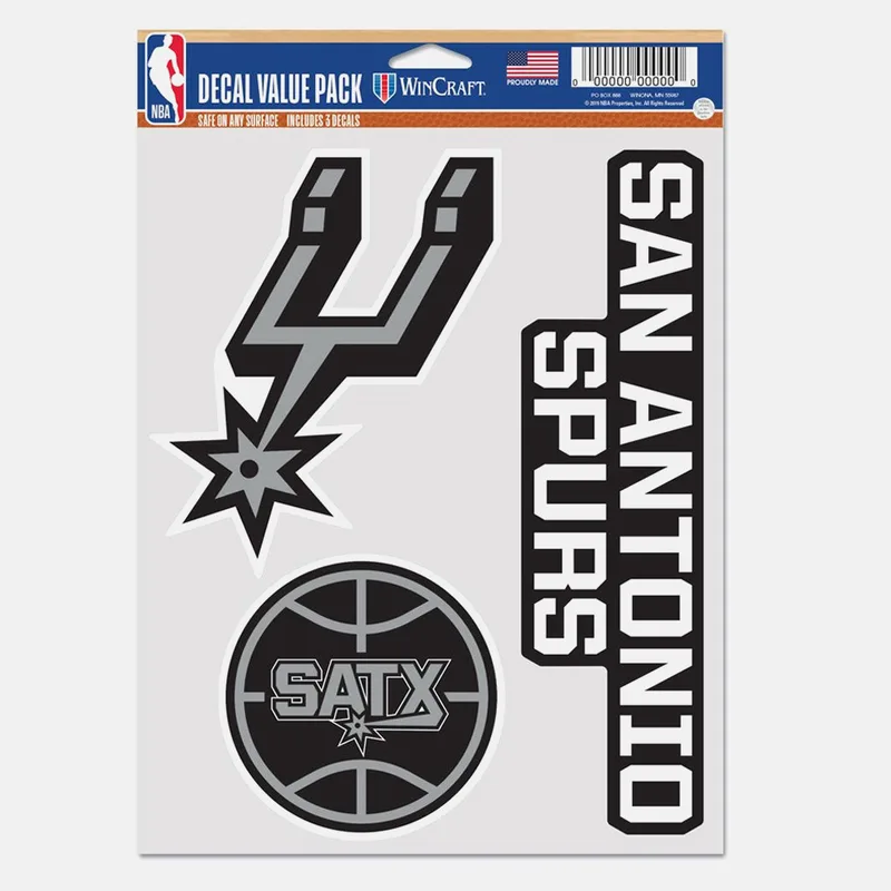 Wincraft Nba Fdcl 5.5X7.75 3Pk Sa Spurs (9000179258_76363)